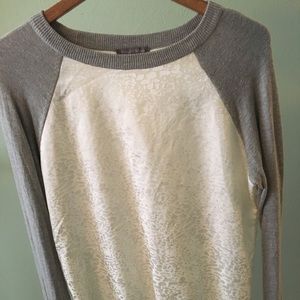 Mixed Media Raglan Sweater size M